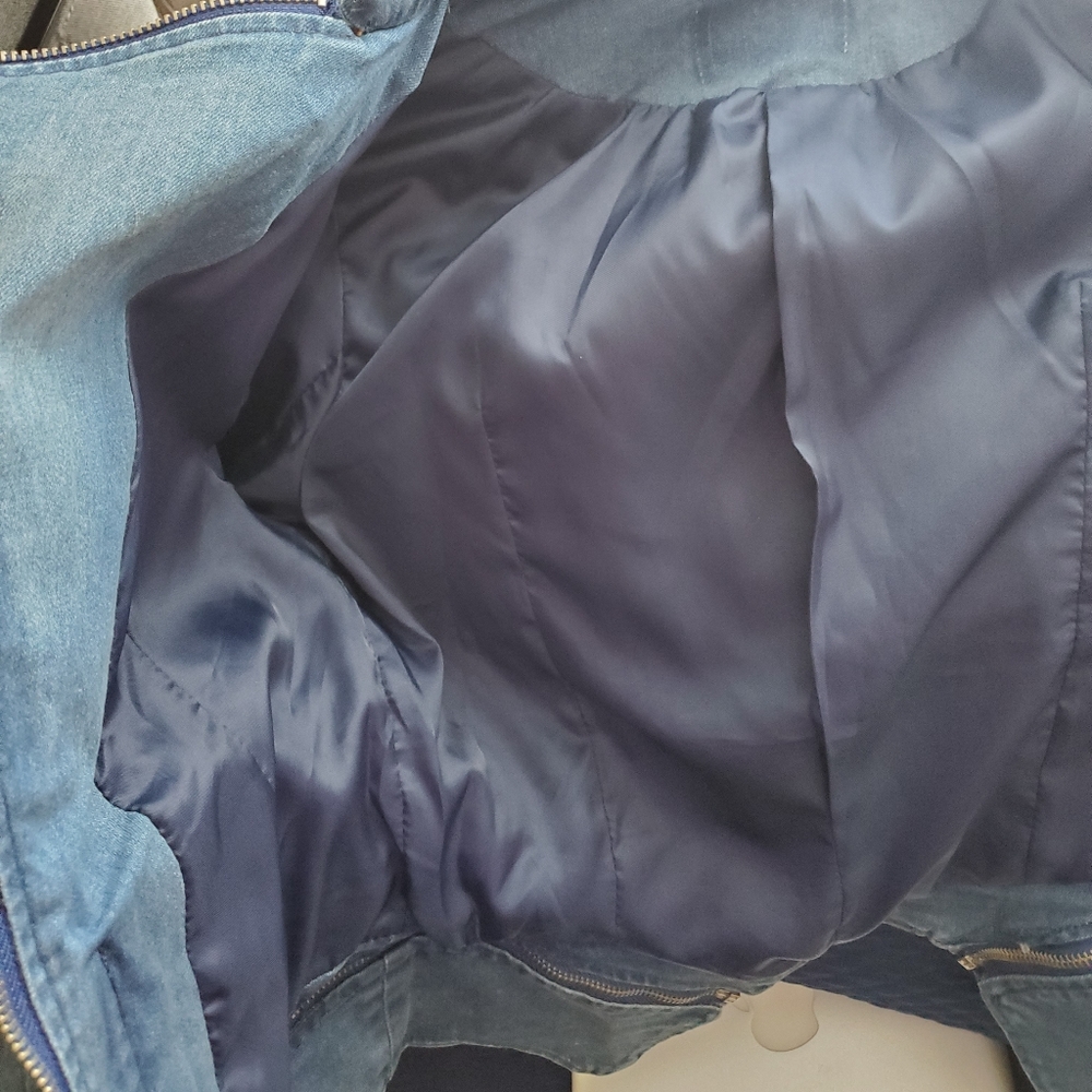 Rock N Roll one of a kind demin jacket! - Picture 4 of 5